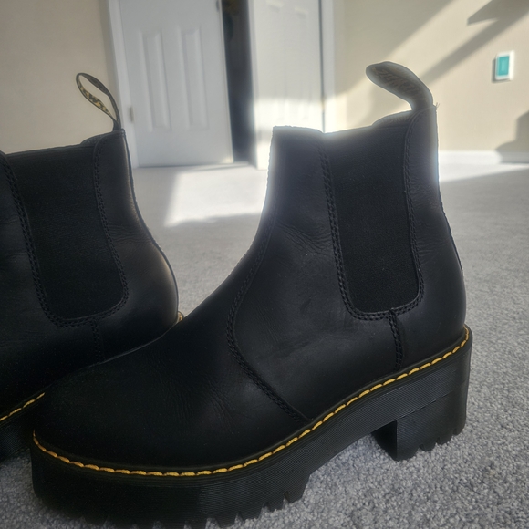 Dr. Martens Black Leather Boots - Picture 7 of 10